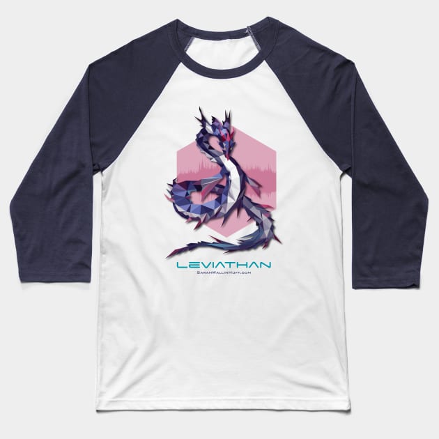 Leviathan-Concerto Dragon Baseball T-Shirt by sjwallin